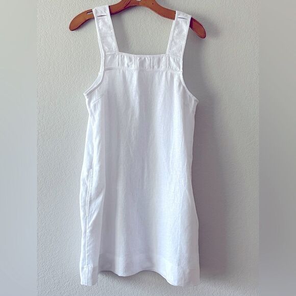 Madewell NWT Embroidered Tank Mini Dress in Linen Size 2 in Eyelet White - Picture 9 of 14